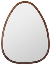 The large lower lip on the mirror is. Maison Sarah Lavoine Ovo Large Wall Mirror Natural Wood Made In Design Uk