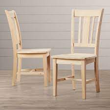 Our dining room chairs come with a lifetime warranty at no extra cost. Unfinished Dining Set Off 69