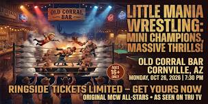 Little Mania Wrestling: Big Action, Tiny Wrestlers!