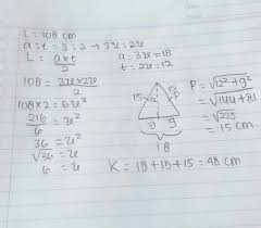 { 180 }^ { o } 180o. Luas Suatu Segitiga Sama Sisi 108cm Perbandingan Alas Dan Tinggi Adalah 3 2 Keliling Segitiga Brainly Co Id
