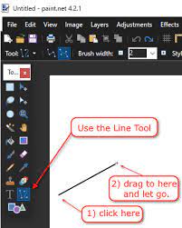 Drawing Straight Lines Paint Net Discussion And Questions Paint Net Forum The gradient tool, new for 3.0, has been cited as an innovative improvement over similar tools provided by other software.