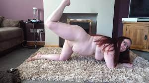 BBW Wife working out nude 