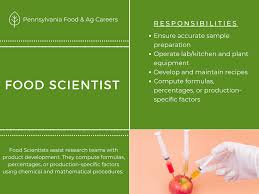 Food Scientist Ag And Food Careers In Pa
