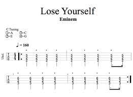 Lose Yourself By Eminem Ukulele Tab Ukulele Go Eminem Losing You Ukulele Tabs