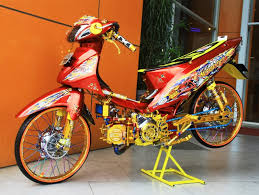 Modifikasi supra x 125 fi road race racing thailook airbrush. Honda Karisma 2005 Salatiga Mcqueen Lightning Of Street Racing Style