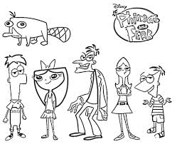 Phineas And Ferb Coloring Pages Cartoon Coloring Pages Disney Coloring Pages Coloring Pages