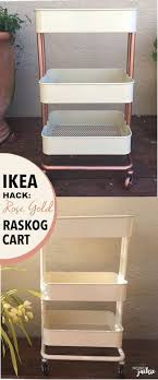 Raskog Ikea Cart Hack Easy Diy Project Xoxojackie Ikea Furniture Hacks Ikea Cart Diy Spray Paint