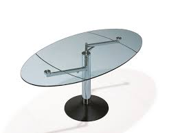 Enter extendable dining tables.the perfect space saving. Draenert Titan Extending Oval Glass Dining Table