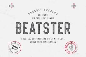 To download free retro fonts, you can take a look at our collection of retro fonts. Beatster Font By Musan Creative Fabrica