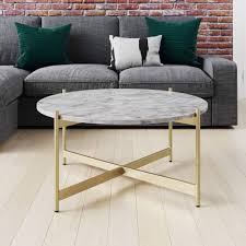 3,097 glass marble coffee table products are offered for sale by suppliers on alibaba.com, of which coffee tables accounts for 58%, glass tables accounts for. Edloe Finch White Marble Coffee Table Modern Rose Gold Coffee Tables For Living Room Square Buy Online In United Arab Emirates At Desertcart Ae Productid 54304799
