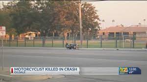 Update Motorcycle Slid Into Curb Rider Thrown Into Street Sign In Deadly Oildale Crash Chp Says Kget 17