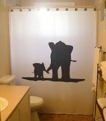Mother Baby Elephant Shower Curtain Family Kids Bathroom Decor Bath Mom Child Af Elephant Shower Curtains Kid Bathroom Decor Childrens Bathroom Decor