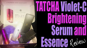 Check spelling or type a new query. Tatcha Violet C Brightening Serum And Essence Review Wannabe Beauty Guru Youtube