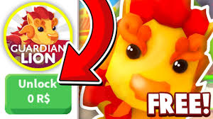 (3 winners will be picked!) How To Get A Free Guardian Lion In Adopt Me Lunar Update Playing The Lunar New Year Adopt Me Game Youtube