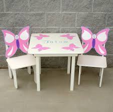Girls Table And Chairs Butterfly Theme Childrens Table Butterfly Theme Table And Chair Sets