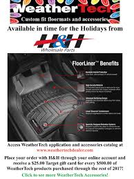 Gift card details can be used anyplace, for example, for booking restaurants or hotels. Weathertech December 2017 H H Wholesale Parts