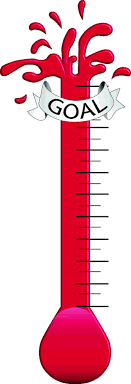 See fundraising thermometer stock video clips. Goal Thermometer Freevectors