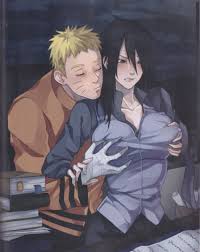 Rule 34 - 1boy 1girls Amputee Arm Grab Big Breasts Black Hair Blush Boruto:  Naruto Next Generations Breast Grab Breast Squeeze Cleavage Closed Eyes  Clothing Curvy Figure Embarrassed Female Genderswap (mtf) Groping