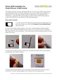 Is it possible to clone a sim card? Micro Sim Cutting Template Templates At Allbusinesstemplates Com
