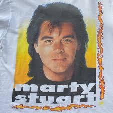 90s Marty Stuart the Marty Party Promo T-shirt. Vintage 1995 Marty Stuart  Album Promo Tee. Single Stitch Made in USA Large 21.5 X 26.5