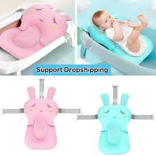 Babies need sponge baths until their umbilical cords fall off. Infant Baby Bath Pad Non Slip Bathtub Mat Exquisite Cartoon Rabbit Bath Seat Support Necessary Home Baby Bathing Accessories Baby Tubs Aliexpress