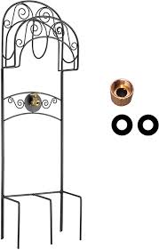 Maybe you would like to learn more about one of these? Buy Giraffe Tools 130 Hose Holder Heavy Duty Metal Hose Storage With Faucet Decorative Garden Hose Holder Detachable Free Standing Hose Hanger For Outside Garden Yard Lawn Black Online In Vietnam B08vhyhczm