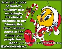 Please like & share us! Truth Follower Santa Naughty List Quotations With Pictures
