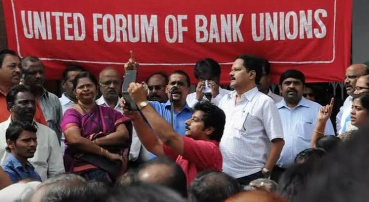 United Forum of Bank Unions gives a call for agitations and All India Strike on 24th and 25th March for their demands of recruitments, 5 Day Banking and on other demands - AIFAP