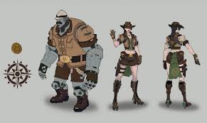 Ashe And Bob Safari Skin Art From Overwatch Art Artwork Gaming Videogames Gamer Gameart Conceptart Illustration Concept Art Overwatch Art