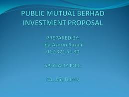 Jadi, kerugian di dalam sesetengah portfolio akan digantikan dengan keuntungan daripada pelaburan dalam syarikat yang lain. Public Mutual Berhad Is Malaysia S Largest Private Unit Trust Company With 72 Funds Under Management Has Over 2 000 000 Accountholders And As At Ppt Video Online Download