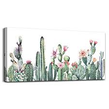 How to make cactus nylon flowers easy step by step.◢steps taken in this video:☞ step 1. Canvas Art Simple Life Green Cactus Desert Plant Painting Wall Art Decor For Living Room Watercolor Canvas Prints Ready To Hang For Home Decoration Bedroom Kitchen Bathroom Office Posters Artwork Buy Online