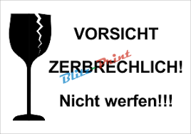 Let's change the world together. Warnhinweise Versand Aufkleber Etiketten Weiss 105x74mm Schwarzer Druck Div Texte Ebay