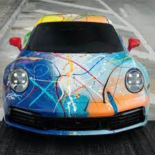 Trippy 2021 Porsche 911 Carrera Is World S First Art Car Nft Autoevolution