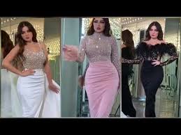 فساتين سهرة 2020 فساتين سوارية احدث الموديلات ج 63 Evening Dresses Party Dresses Youtube Dresses Prom Dresses Casual Style Outfits