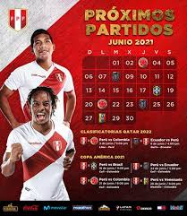 Historial de los partidos en lima por las eliminatorias sudamericanas perú y colombia se enfrentarán por undécima vez en lima, en lo que refiere a torneos eliminatorios. Seleccion Peruana Fixture Oficial Para El Cargado Mes De Junio En Eliminatorias Y Copa America