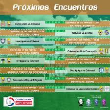 Dt de chile dice que partido con bolivia demandará el 100%. Proximos Partidos Club Deportes Cobresal