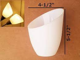 Vintage plastic replacement shade atomic style 1950's ivory hard twist shade small desk lamp shade 3 x 4 x 4 clamp on bulb made by ge zoomvintage 5 out of 5 stars (2,017) 2 Pack Quaray T50 Replacement Plastic Lamp Shade For Torchiere Floor Lamp Amazon Com