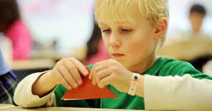 Students fold for Japan