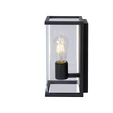 The clear glass panes of the wall sconce showcase your bulb of choice to create. Lucide 27883 11 30 Claire Modern Rectangle Glass Anthracite Wall Light Ideas4lighting
