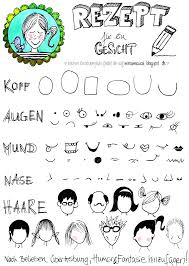 Freebie So Zeichnet Man Ein Gesicht Skizzenbucher Gekritzel Lettering