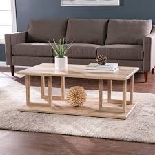 Helps you keep your things organized and the table top clear.handle with care! Aylbath Geometric Cocktail Table Natural Aiden Lane Target