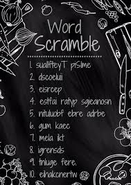 Ts Word Scramble For Party Tastefully Simple Recipes Tastefully Simple Business Tastefully Simple Consultant