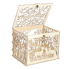 See more ideas about card box wedding, wedding cards, card box. Wooden Loving Deer Wedding Card Box Wedding Money Box Wooden Gift Case With Lock Wedding Birthday Party Anniversary Home Alexnld Com