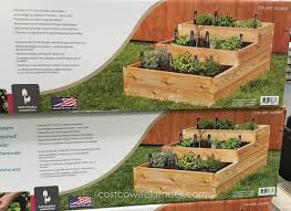 Raised garden beds (4) results. Lapp Structures Yardcraft Western Red Cedar Raised Garden Bed Costco Weekender