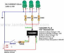 Commons is a freely licensed media file repository. Pnp Bjt 12a02mh Tl E As A Switch Iamtechnical Com Electronics Basics Bipolar Junction Transistor Electronics Projects