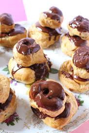 Chocolate Profiteroles Delicious Recipe Easy Recipe Celine Lunakim Recipe Let Them Eat Cake Chocolate Desserts Food