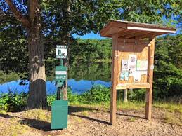 Dog waste pick up stations for dog litter in public common areas is the law in most areas. Athol Daily News Making It Easier To Scoop Poop Around Lake