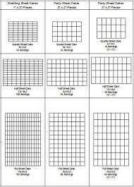 Sheet Cake Sizes