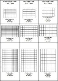 Sheet Cake Sizes