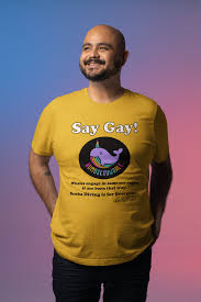 Say Gay Homosexuwhale Relaxed Fit Pride T-shirt
